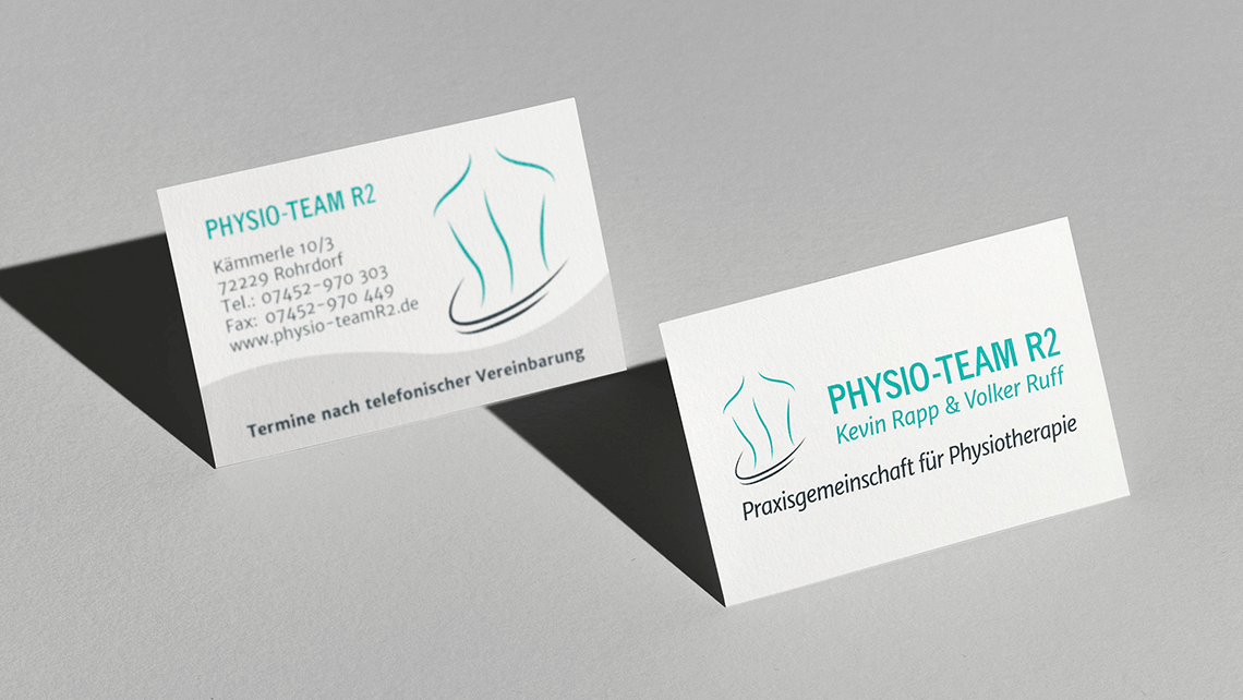 Physio-Team R2 - Visitenkarten