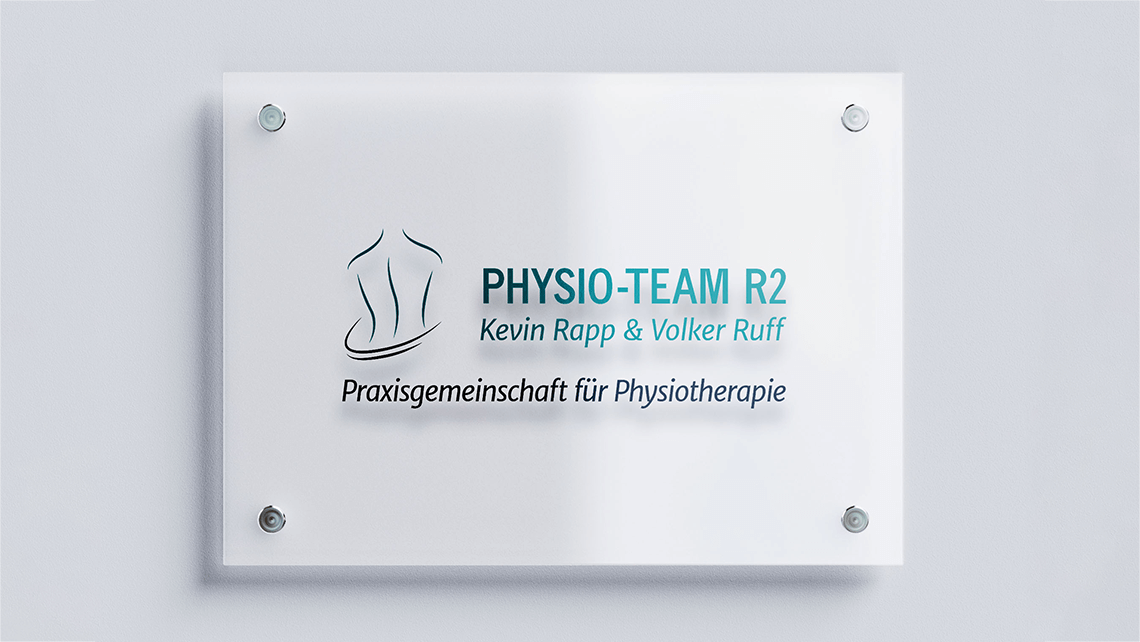 Physio-Team R2 - Firmenschild